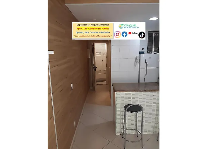 Copacabana - Apto 1122 - Aluguel Econômico Rio de Janeiro